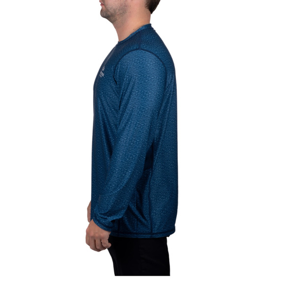 L Large Realtree Fishing Reversible UPF Scent Control Maverick Performance Tee - Picture 2 of 5